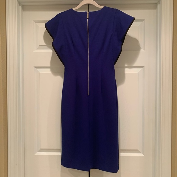 Calvin Klein Blue Short-Sleeve Sheath Dress - Picture 6 of 7